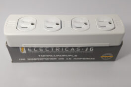 TOMA SOBREPONER 4 SERVICIOS ELECTRICAS JG 15 A