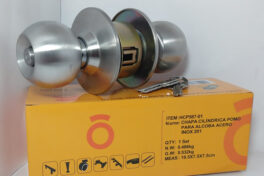 CHAPA 587 POMO ALCOBA NIQUEL ACERO 201