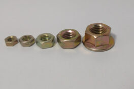 TUERCA HEXAGONAL BICROMATIZADA MM 5