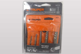 JUEGO DE EXTRACTOR DE TORNILLOS TRUPER 5 PIEZAS