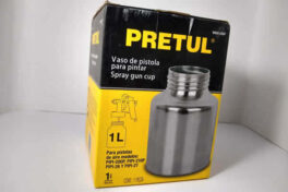 VASO PARA PISTOLA PINTAR 1L PRETUL